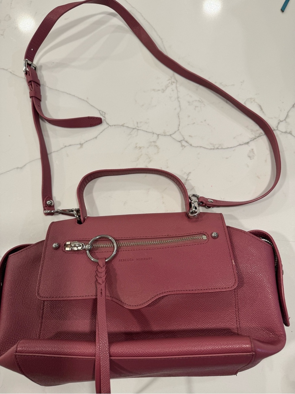 Rebecca Minkoff Rose Pink Top-Handle Crossbody Bag
